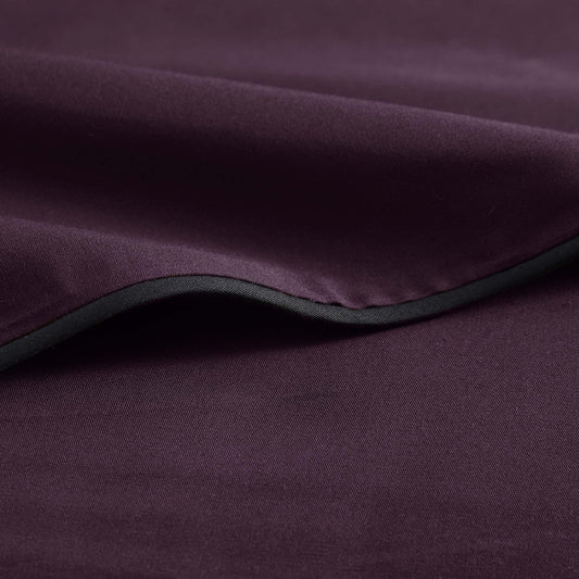 Cambridge 200 Thread Count Duvet Cover - Deep Plum - DUSK