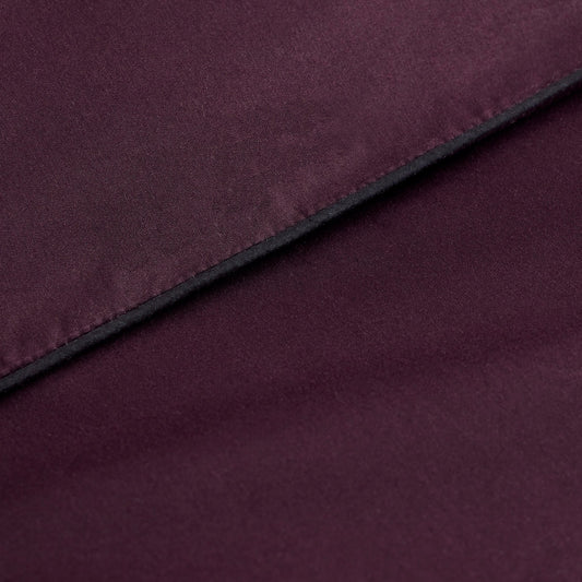 Cambridge 200 Thread Count Duvet Cover - Deep Plum - DUSK