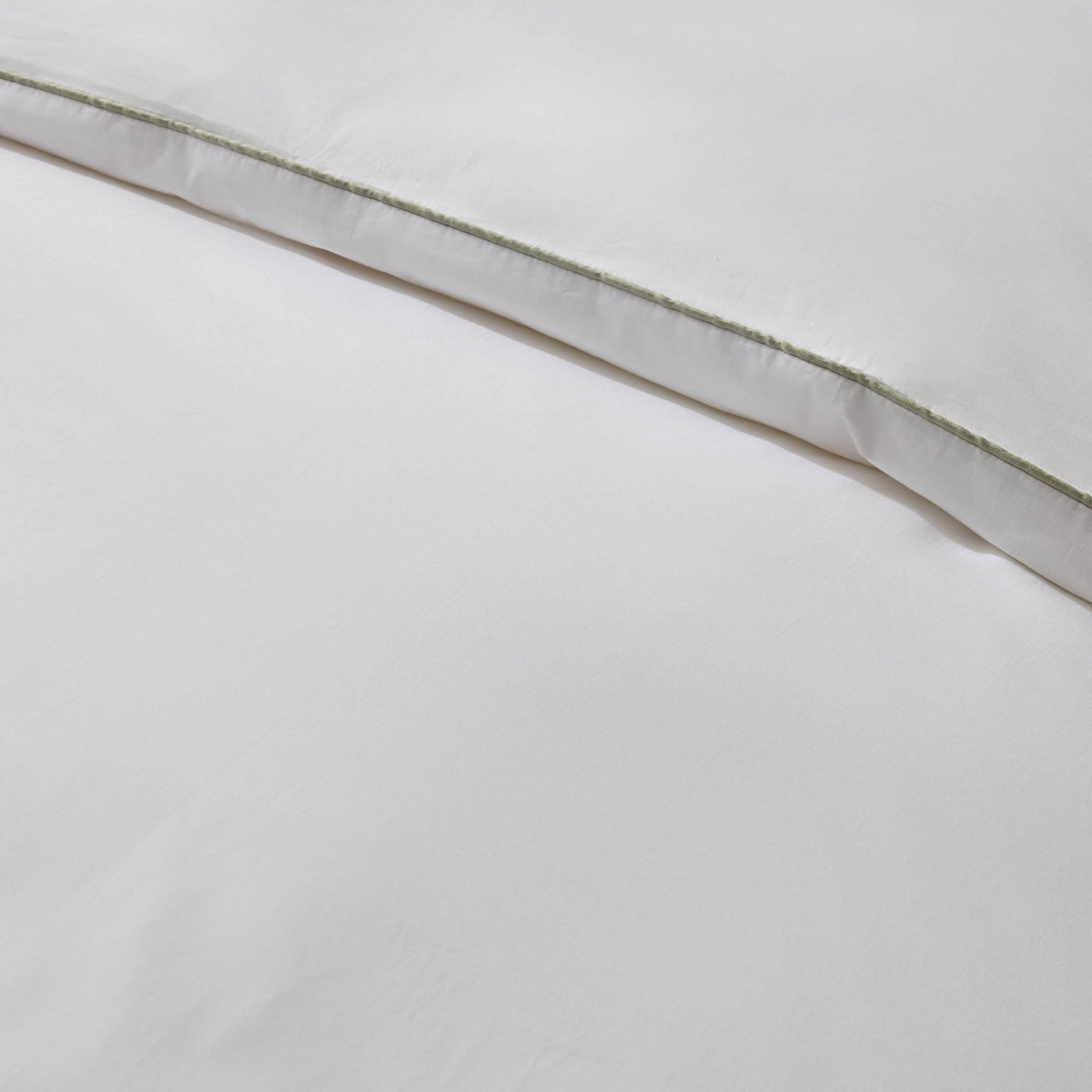 Cambridge with Bows 200 Thread Count Duvet Cover - Sage - DUSK