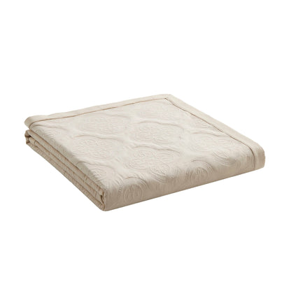Cannes Matelassé Bedspread - Wheat - DUSK