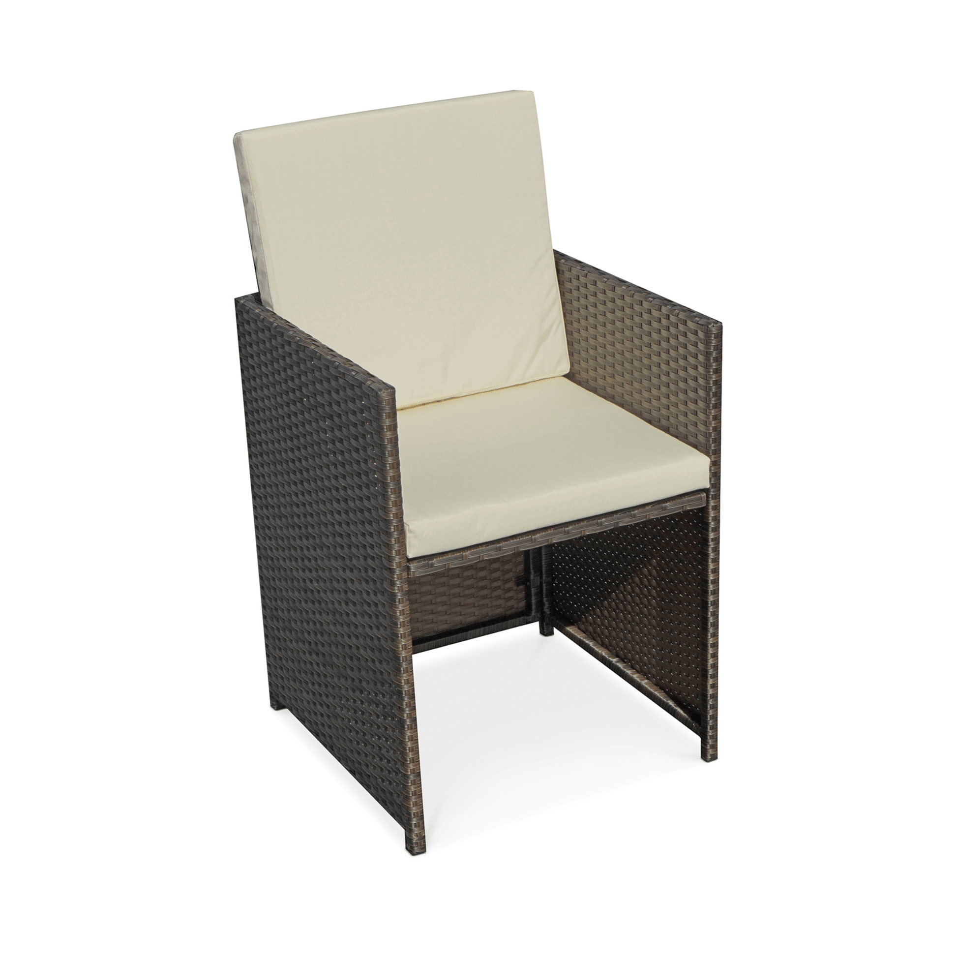 Cannes Outdoor 8 - Seater Dining Set - Brown - DUSK