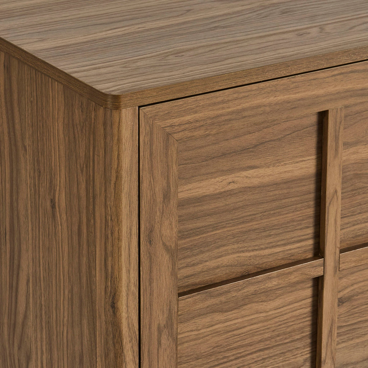 Carly 3 Door Sideboard - Medium Wood - DUSK