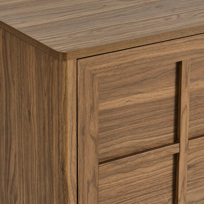 Carly 3 Door Sideboard - Medium Wood - DUSK