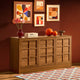 Carly 3 Door Sideboard - Medium Wood - DUSK