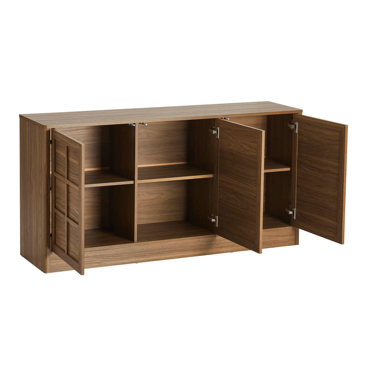Carly 3 Door Sideboard - Medium Wood - DUSK