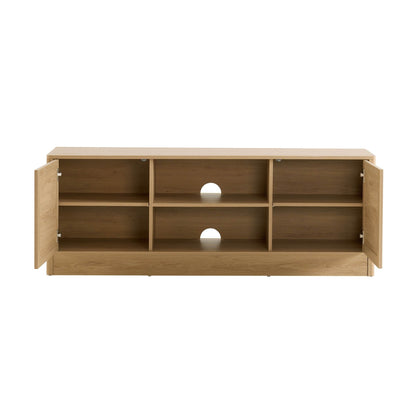 Carly TV Unit for TVs up to 65" - Light Oak Effect - DUSK
