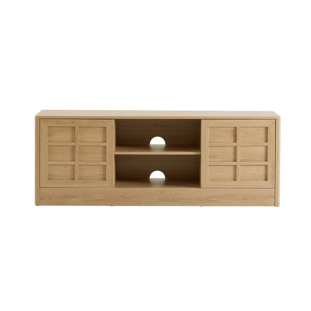 Carly TV Unit for TVs up to 65" - Light Oak Effect - DUSK