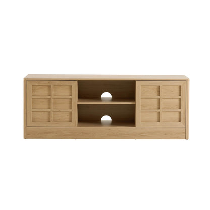 Carly TV Unit for TVs up to 65" - Light Oak Effect - DUSK