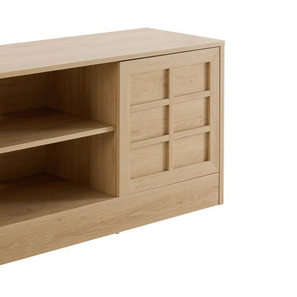 Carly TV Unit for TVs up to 65" - Light Oak Effect - DUSK