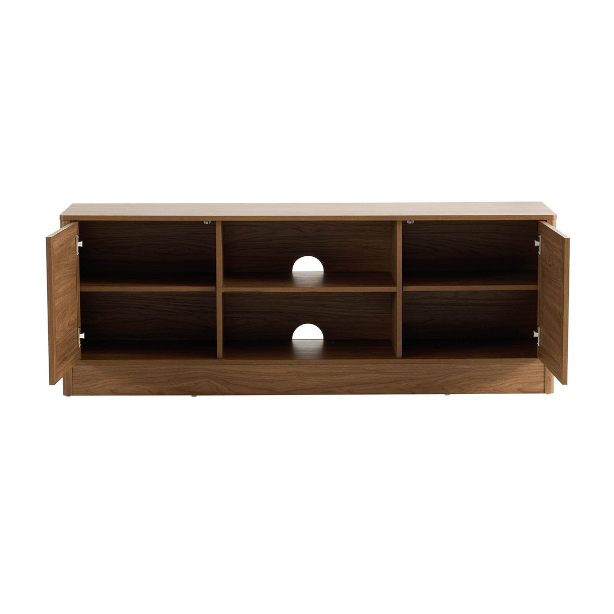 Carly TV Unit for TVs up to 65" - Medium Wood - DUSK