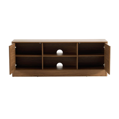 Carly TV Unit for TVs up to 65" - Medium Wood - DUSK