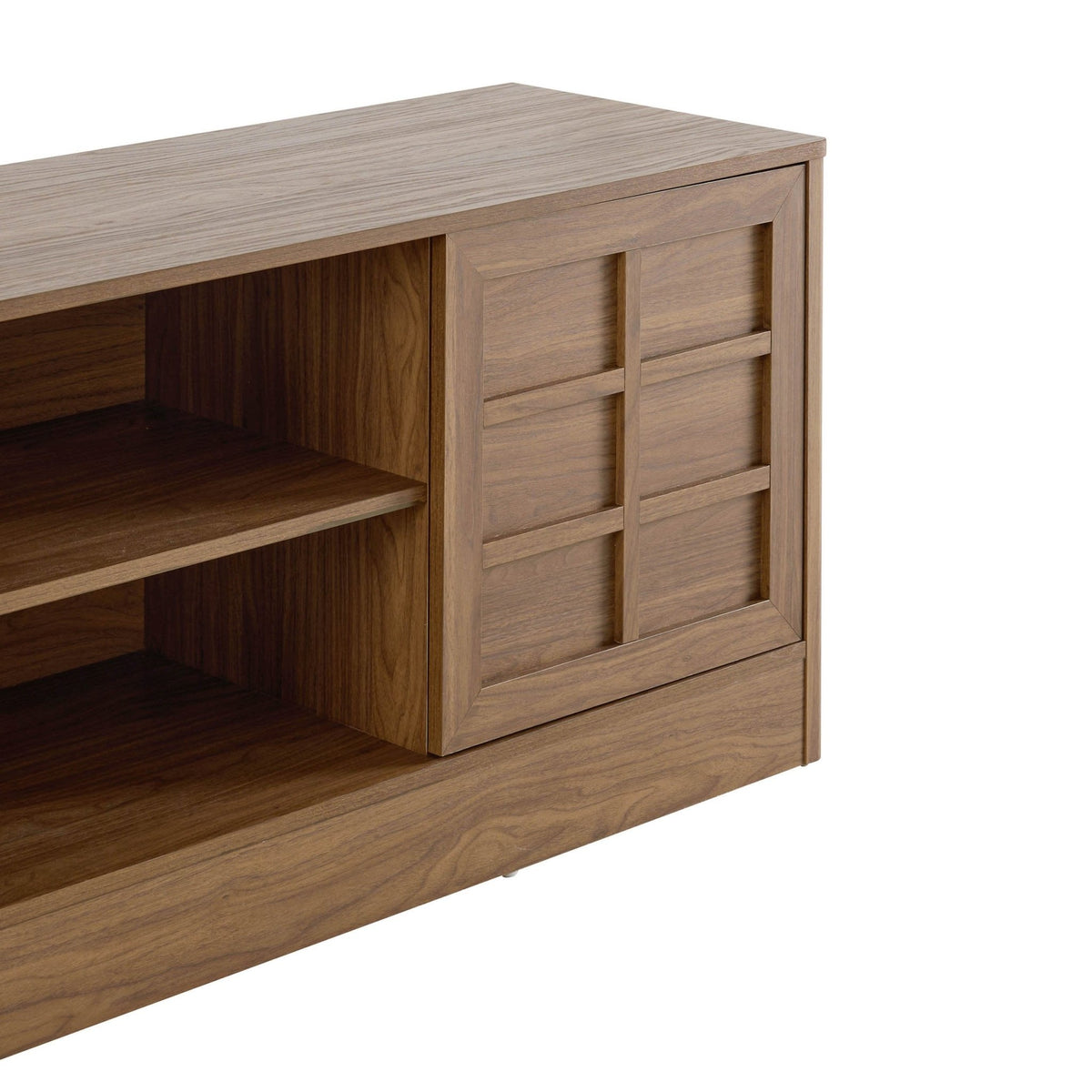 Carly TV Unit for TVs up to 65" - Medium Wood - DUSK