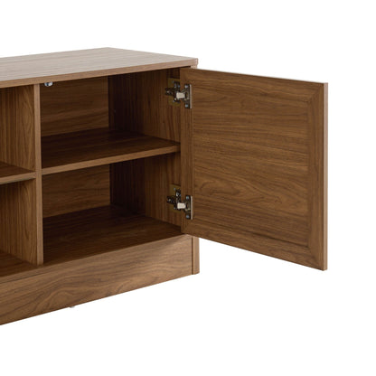 Carly TV Unit for TVs up to 65" - Medium Wood - DUSK