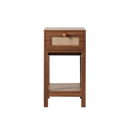 Carmen Bamboo Nightstand - Medium Wood - DUSK