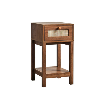 Carmen Bamboo Nightstand - Medium Wood - DUSK