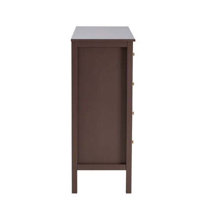Carolina 5 Drawer Chest - Mocha - DUSK