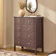 Carolina 5 Drawer Chest - Mocha - DUSK