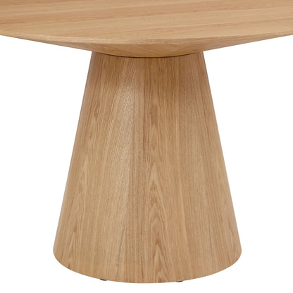 Cassie 4 - 6 Seater Dining Table - Natural Wood - DUSK