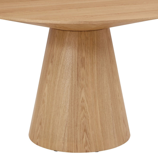 Cassie 4 - 6 Seater Dining Table - Natural Wood - DUSK