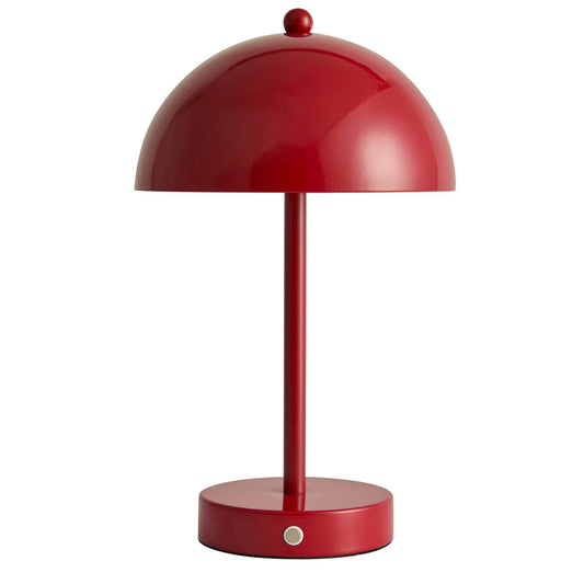 Cerise LED Rechargeable Wireless Table Lamp - Red - DUSK