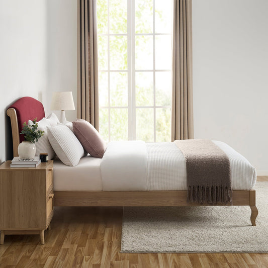 Chambery Bed Frame - Berry - DUSK