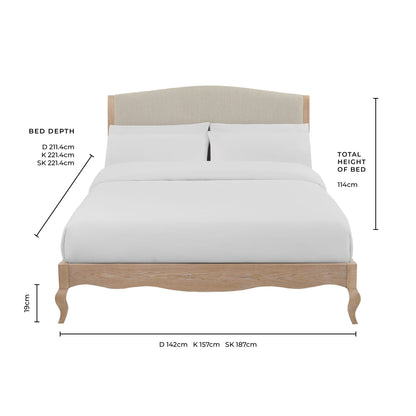 Chambery Bed Frame - Ink - DUSK