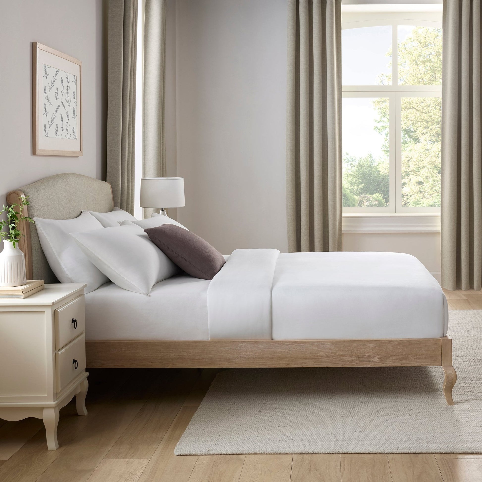 Chambery Bed Frame - Stone Grey - DUSK