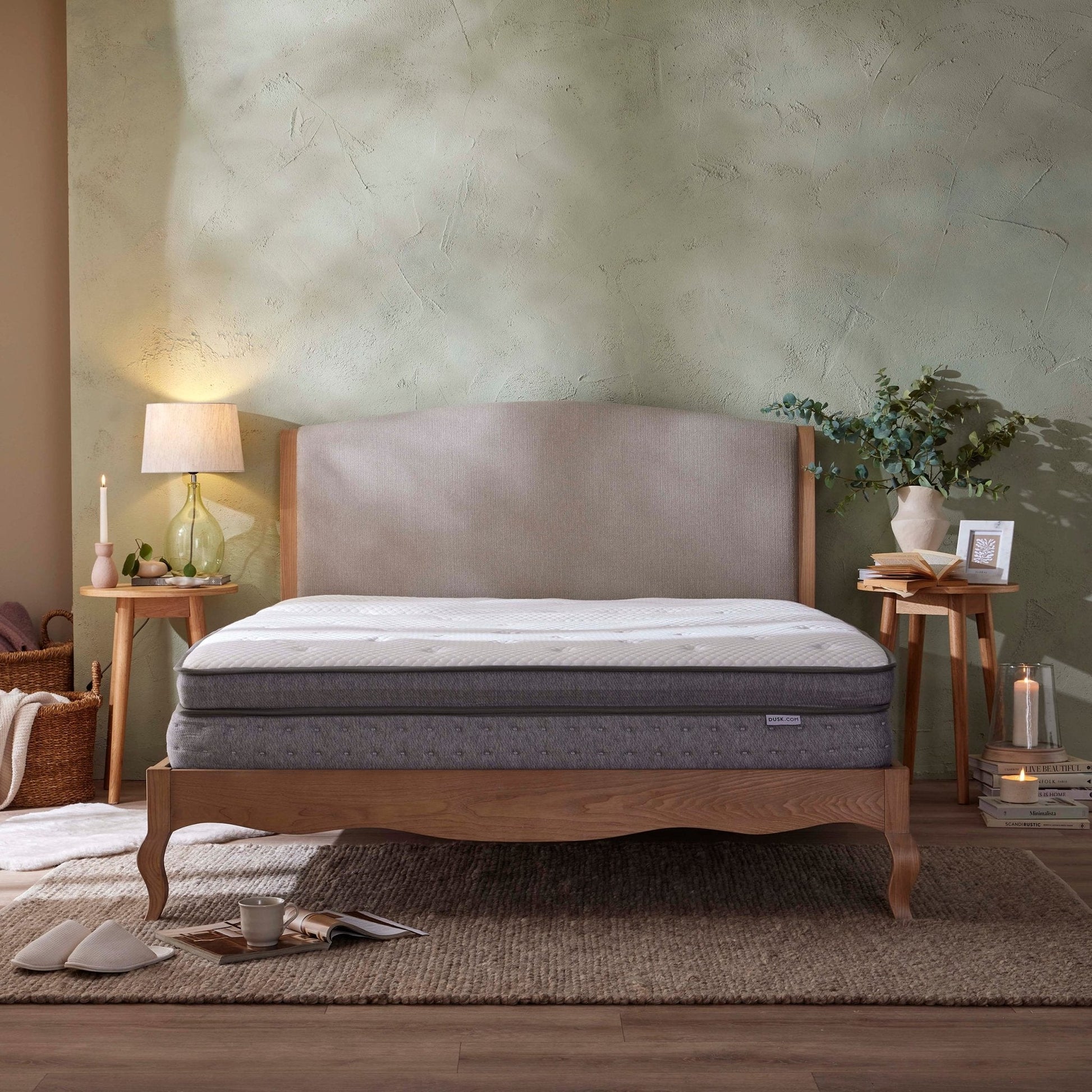 Chambery Bed Frame - Stone Grey - DUSK