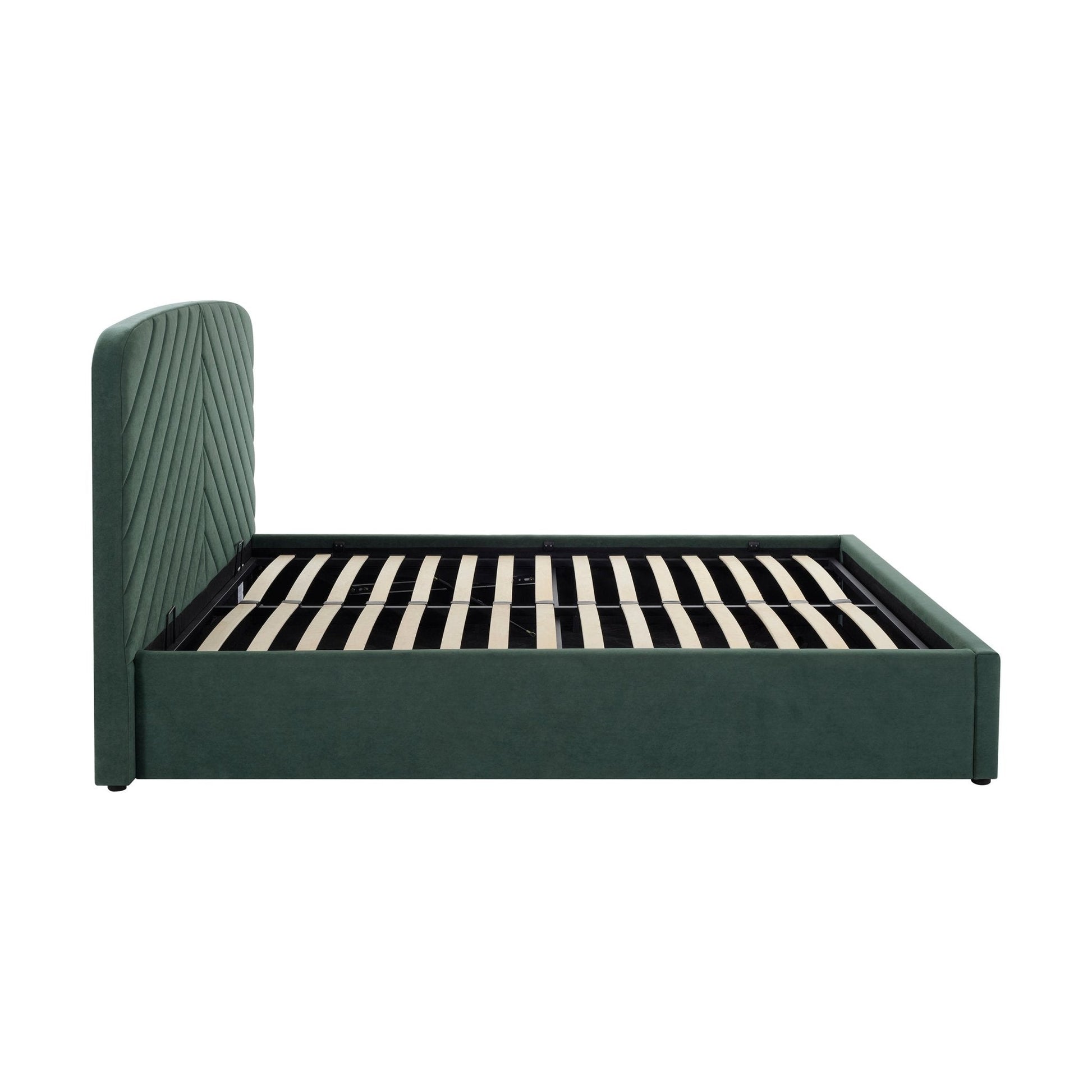 Charleston Ottoman Storage Bed - Green - DUSK