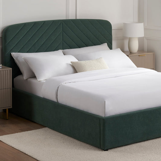 Charleston Ottoman Storage Bed - Green - DUSK