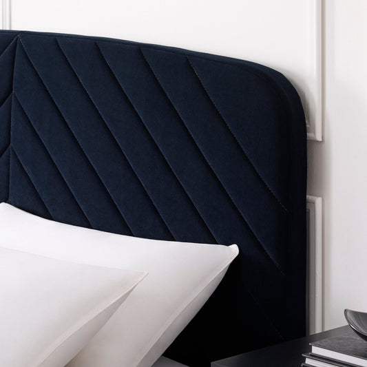 Charleston Ottoman Storage Bed - Navy - DUSK