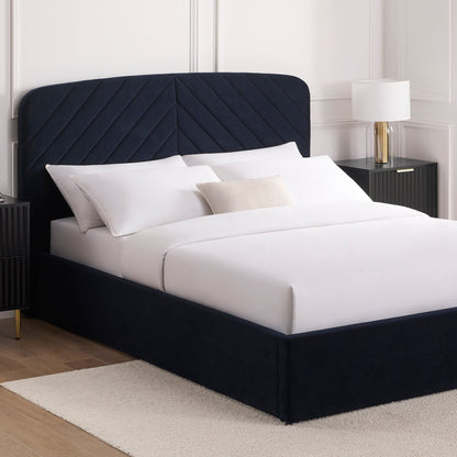 Charleston Ottoman Storage Bed - Navy - DUSK