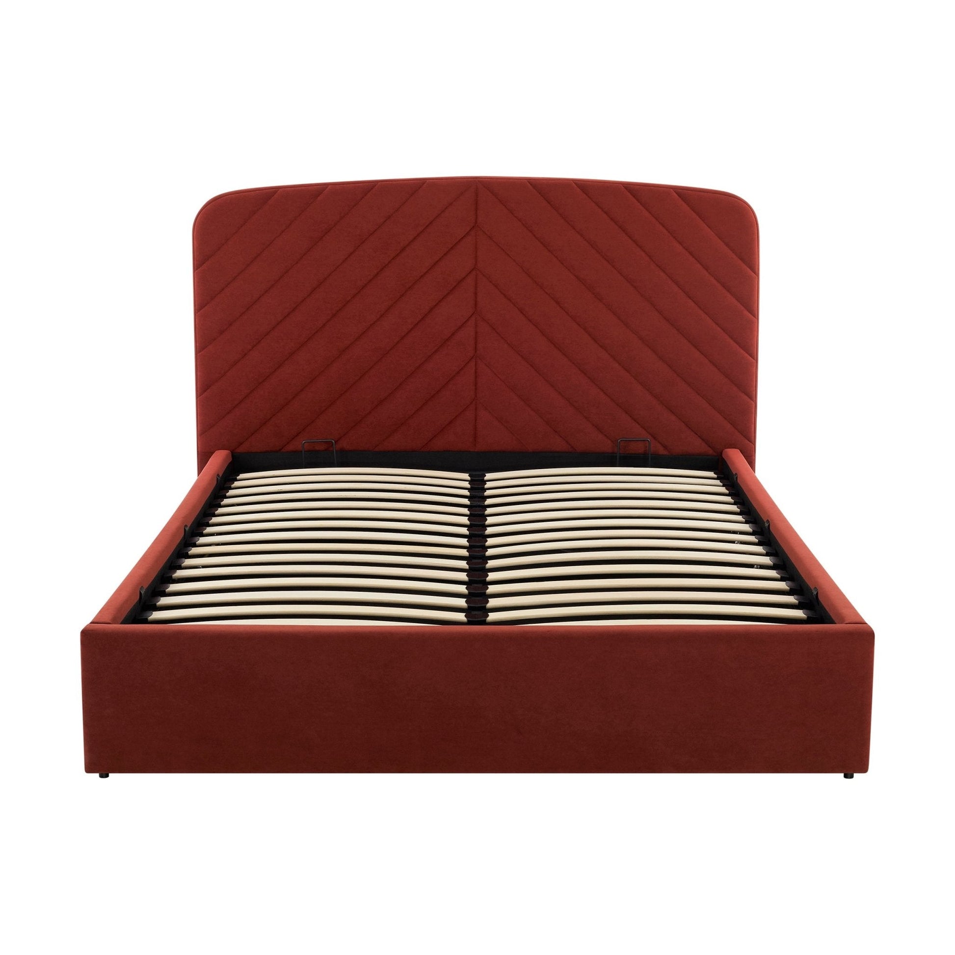 Charleston Ottoman Storage Bed - Rust - DUSK