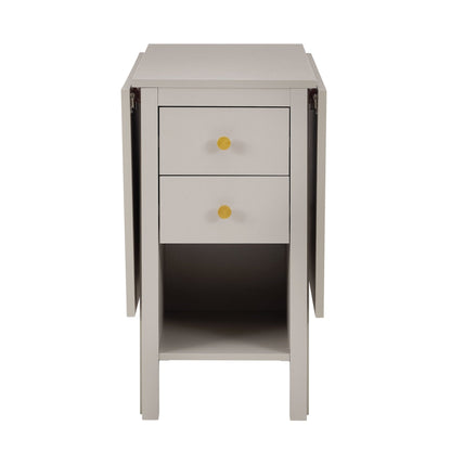 Charlie 2 - 4 Seater Folding Dining Table - Taupe - DUSK