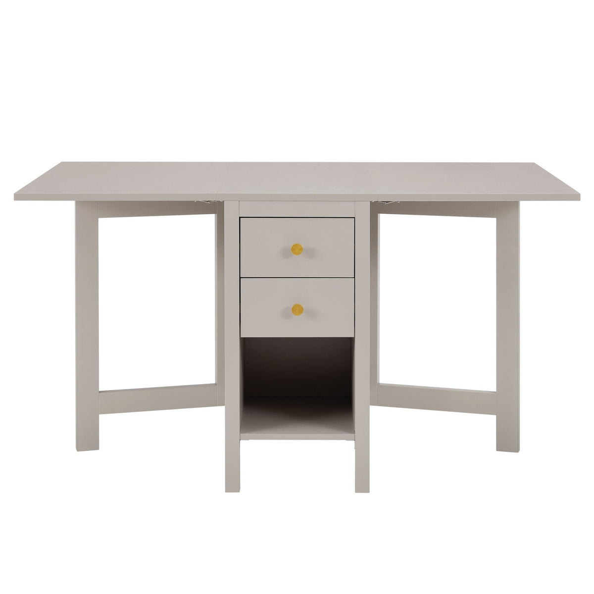 Charlie 2 - 4 Seater Folding Dining Table - Taupe - DUSK