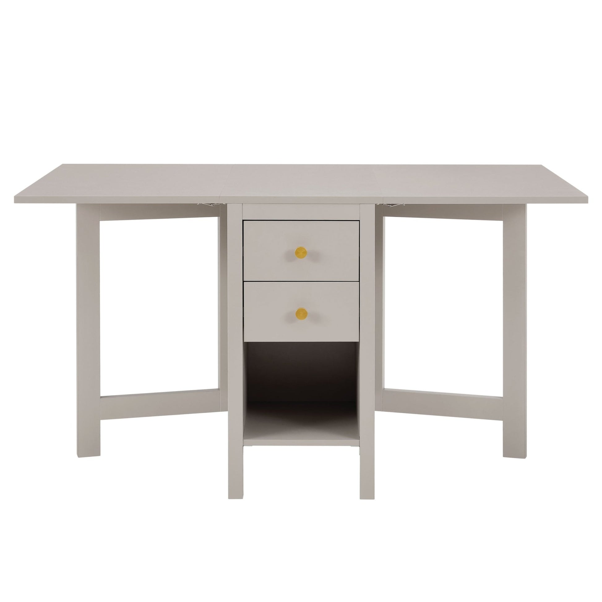 Charlie 2 - 4 Seater Folding Dining Table - Taupe - DUSK