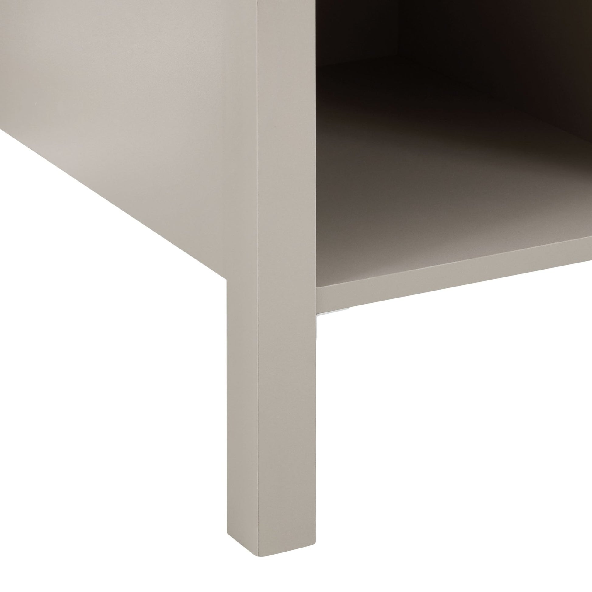 Charlie 2 - 4 Seater Folding Dining Table - Taupe - DUSK