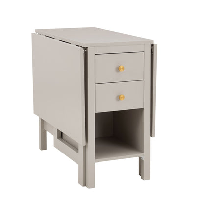 Charlie 2 - 4 Seater Folding Dining Table - Taupe - DUSK