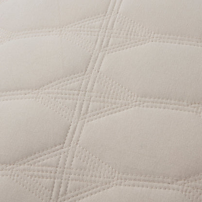 Charlotte Geometric Embroidered Cushion Cover - Natural - DUSK