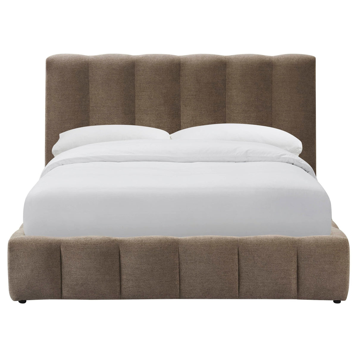 Cheshire Ottoman Storage Bed - Chenille Mushroom - DUSK
