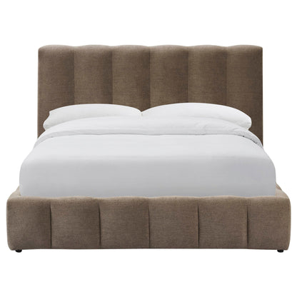 Cheshire Ottoman Storage Bed - Chenille Mushroom - DUSK