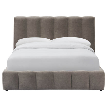 Cheshire Ottoman Storage Bed - Chenille Mushroom - DUSK