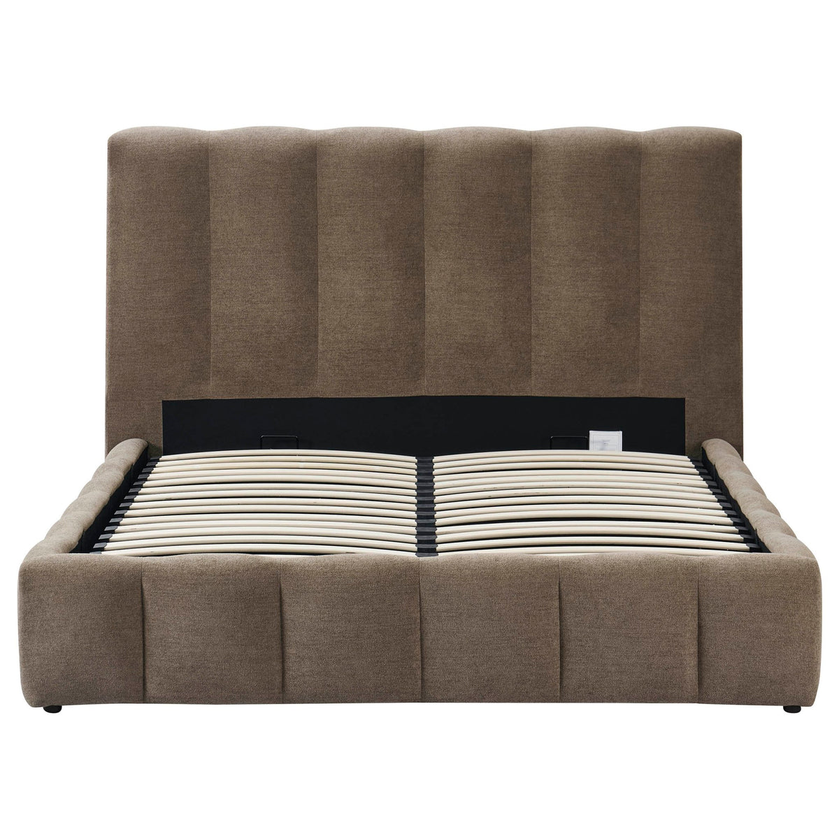 Cheshire Ottoman Storage Bed - Chenille Mushroom - DUSK