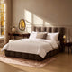 Cheshire Ottoman Storage Bed - Chenille Mushroom - DUSK