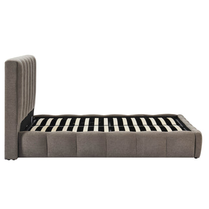 Cheshire Ottoman Storage Bed - Chenille Mushroom - DUSK