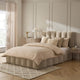 Cheshire Ottoman Storage Bed - Chenille Oatmeal - DUSK