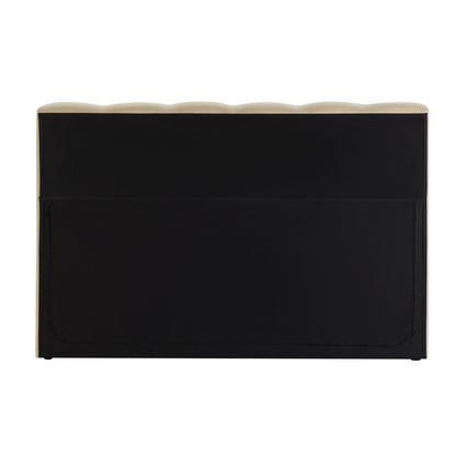 Cheshire Ottoman Storage Bed - Chenille Oatmeal - DUSK