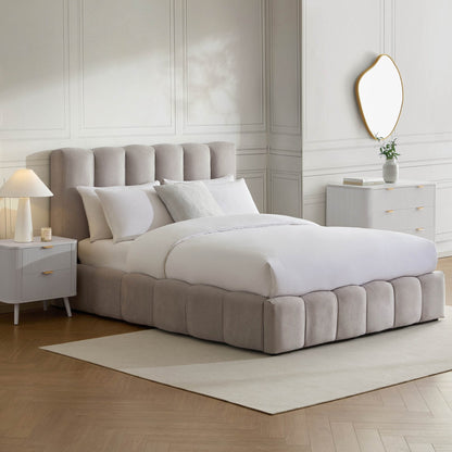 Cheshire Ottoman Storage Bed - Light Grey - DUSK