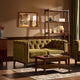 Chesterfield 2 Seater Sofa - Cedar Earth - DUSK