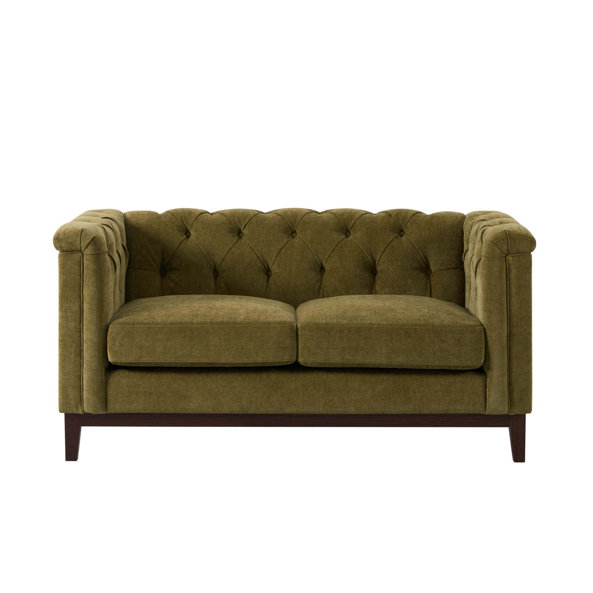 Chesterfield 2 Seater Sofa - Cedar Earth - DUSK